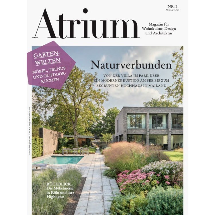 Das Cover der Zeitschrift Atrium