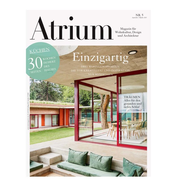 Titelbild des Magazins Atrium.